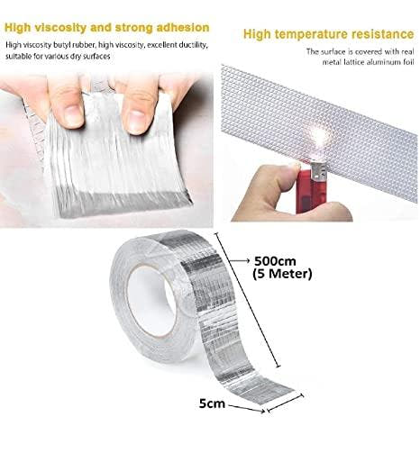 Super Waterproof Aluminum Foil Tape | Butyl Leak Seal